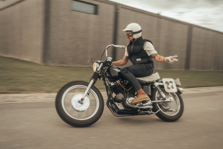 Age of Glory motorcycle rider